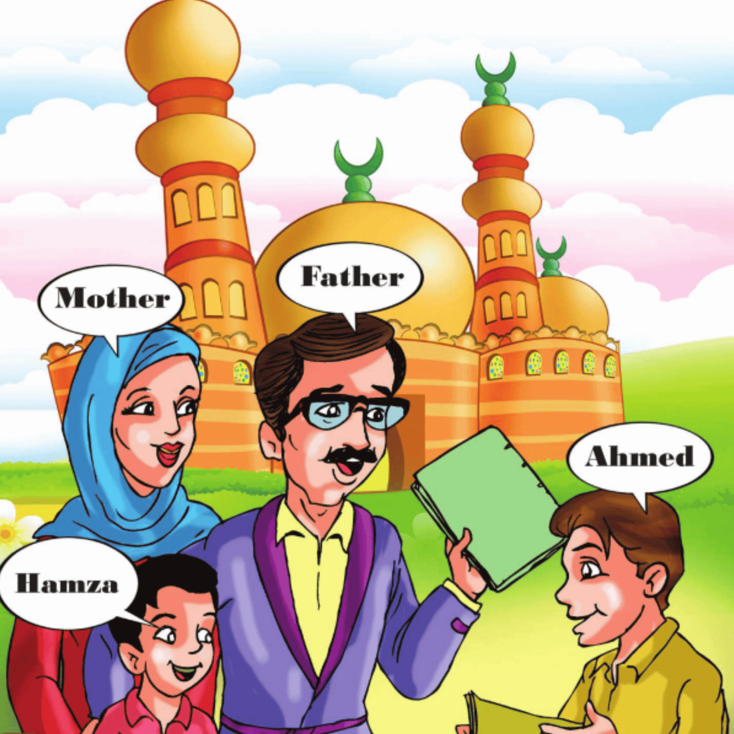 Pillars of Islam: Illustrated Story, Guide & Activity Book