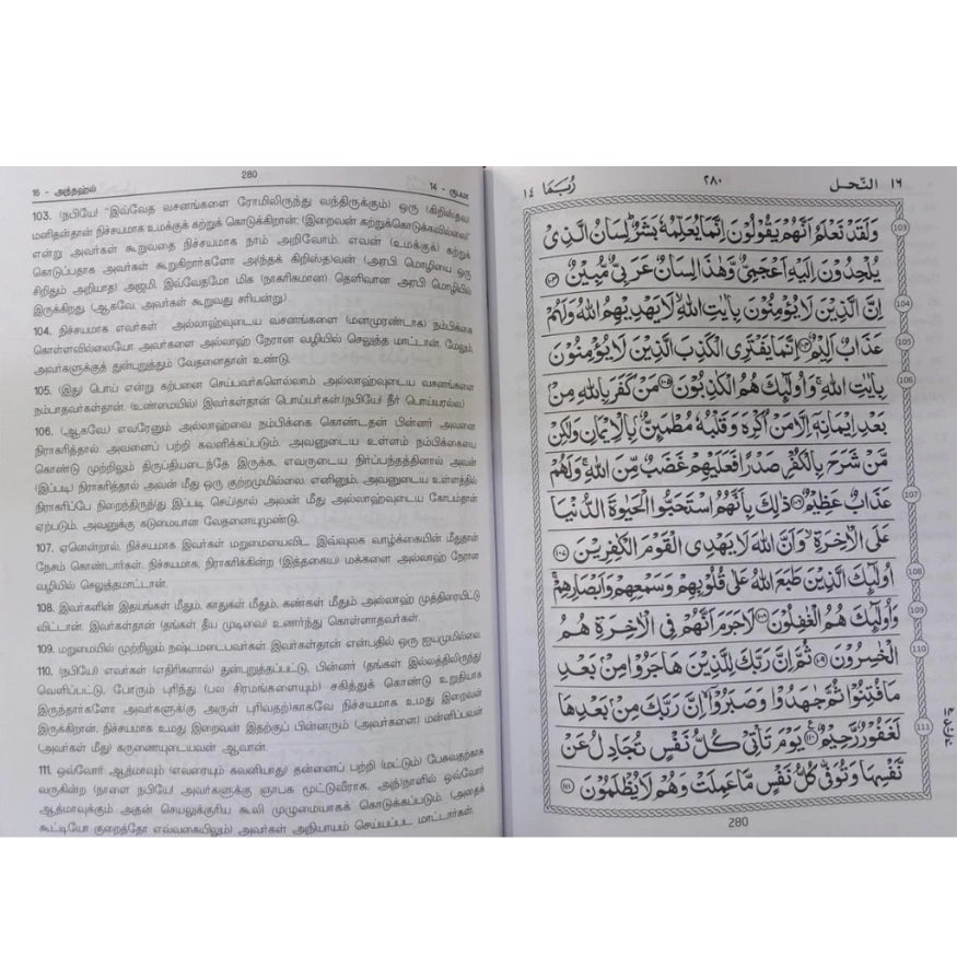 The Holy Quran - மாண்புமிகு அல்குர்ஆன்: தமிழாக்கம் (முழு குர்ஆன்)