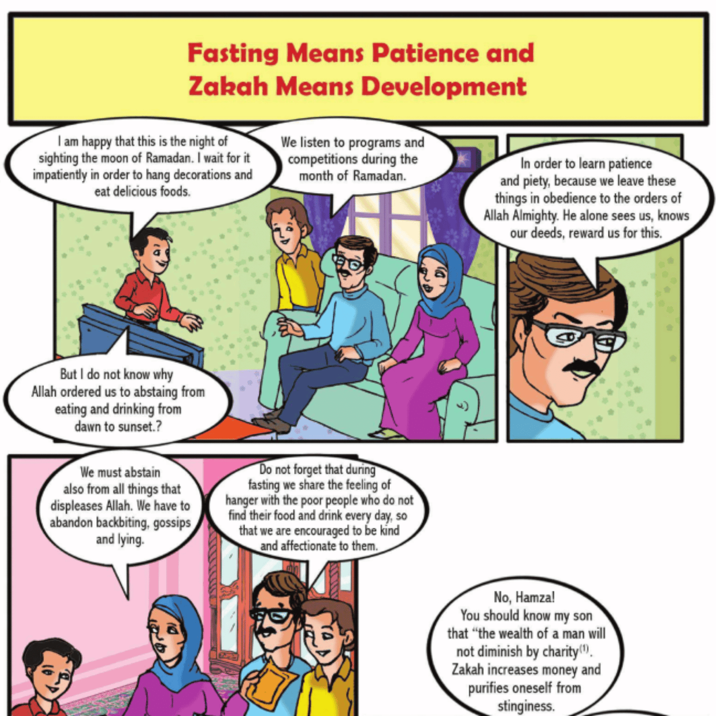 Pillars of Islam: Illustrated Story, Guide & Activity Book